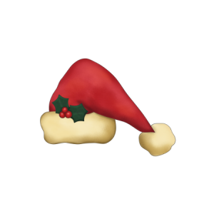 Christmas Santa Hat small right stampette avatar image