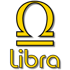 Libra Zodiac Sign Yellow stampette avatar image
