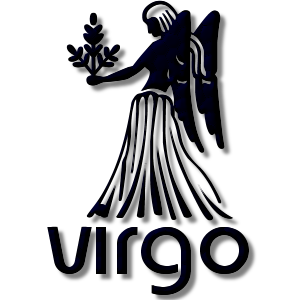 Virgo Zodiac Sign Navy stampette avatar image